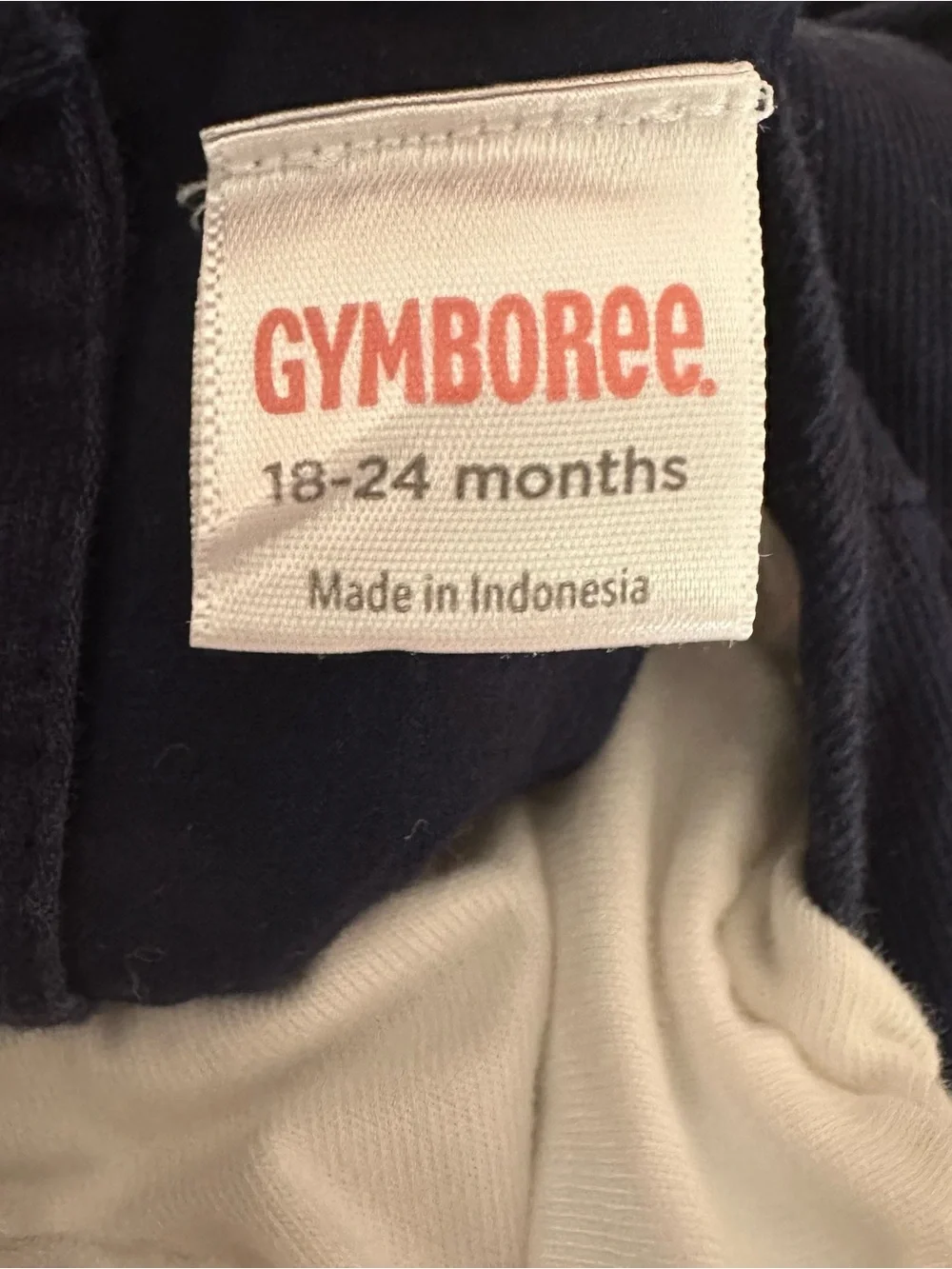 Gymboree 18-24M Apple Corduroy Jumper Dress & Heart Collar Bodysuit 2pc Set